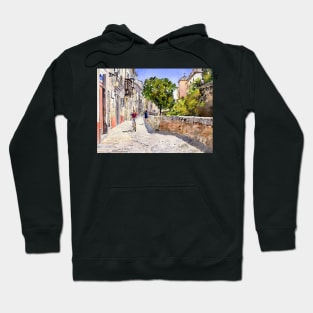 Alongside the Rio Darro, Granada, Spain Hoodie